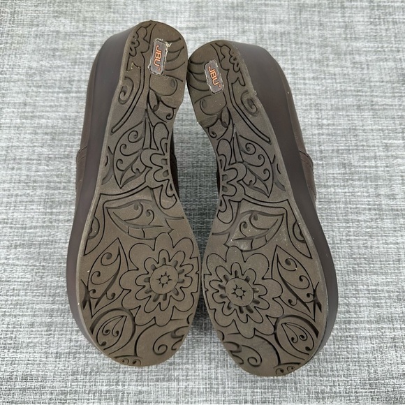 JBU Jambu Cordoba Slip on Clogs Shoes US 7 M Brown Leather Comfort - Picture 15 of 16